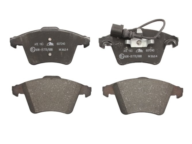 Set plăcuțe frână ATE, față , pentru: VW CALIFORNIA T5 CAMPER, MULTIVAN T5, TRANSPORTER T5 1.9D-3.2 04.03-08.15