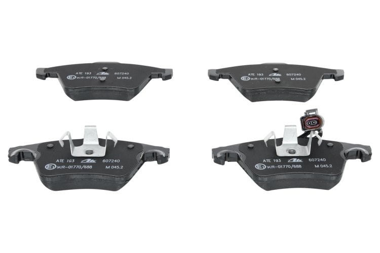 Set plăcuțe frână ATE, față , pentru: VW CALIFORNIA T5 CAMPER, MULTIVAN T5, TRANSPORTER T5 1.9D-3.2 04.03-08.15