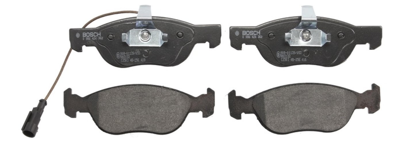 Set plăcuțe frână față , BOSCH, pentru: ALFA ROMEO 145, 146; FIAT BARCHETTA, BRAVA, BRAVO I, MAREA, PUNTO, PUNTO/HATCHBACK; LANCIA DEDRA, DELTA II 1.2-2.4D 04.89-03.12
