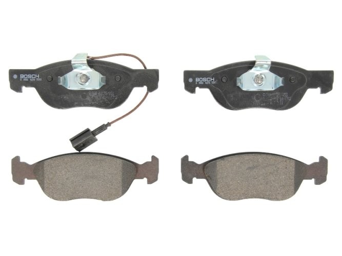 Set plăcuțe frână față , BOSCH, pentru: ALFA ROMEO 145, 146; FIAT BARCHETTA, BRAVA, BRAVO I, MAREA, PUNTO; LANCIA DEDRA 1.2-1.9D 04.89-03.12