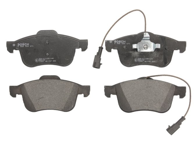 Set plăcuțe frână față , BOSCH, pentru: ALFA ROMEO 159, BRERA, SPIDER 1.8-3.2 06.05-12.12