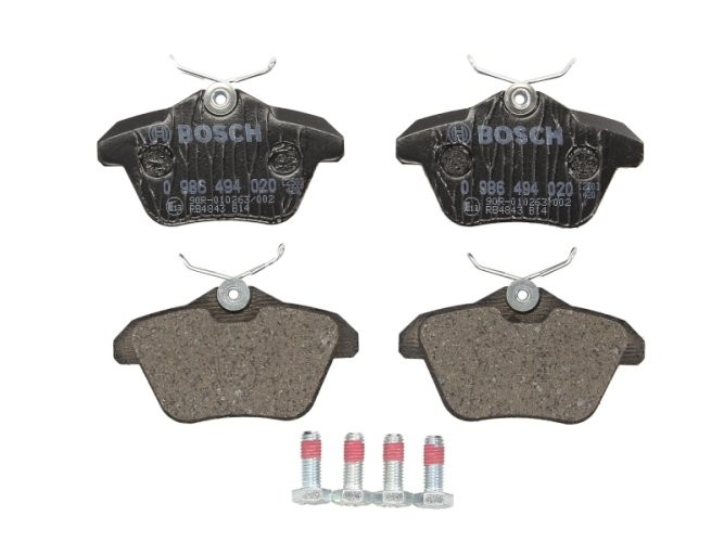 Set plăcuțe frână spate , BOSCH, pentru: ALFA ROMEO 156, 164, 166; LANCIA KAPPA 1.6-3.2 11.92-06.07