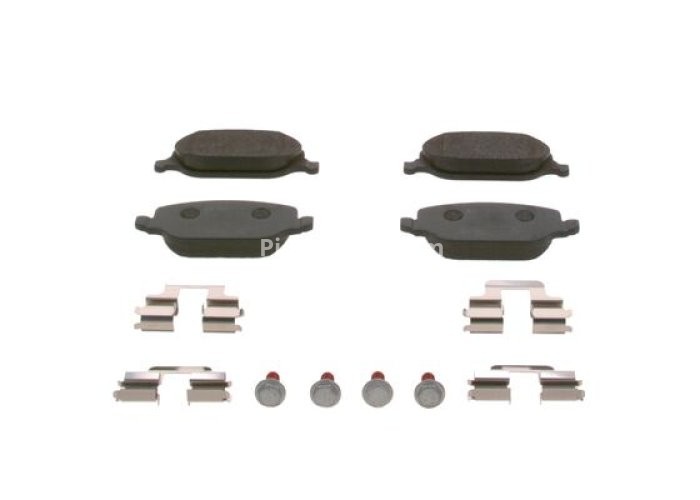 Set plăcuțe frână spate , BOSCH, pentru: ALFA ROMEO 159, BRERA, SPIDER; LANCIA DELTA III, THESIS 1.8-3.2 07.02-08.14