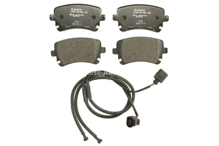 Set plăcuțe frână spate , BOSCH (cu tampon de amortizare), pentru: BENTLEY CONTINENTAL 6.0 09.12-07.18