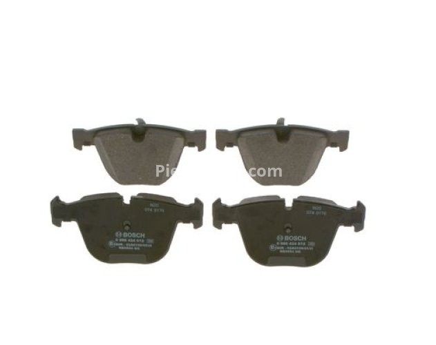 Set de plăcuțe frănă din ceramică, spate, BOSCH ( cu lacat; cu tampon de amortizare), pentru: BENTLEY ARNAGE, AZURE, CONTINENTAL, CONTINENTAL FLYING SPUR 3.0-6.8 03.98-07.19
