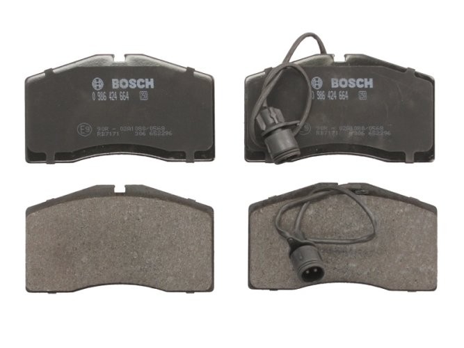 Set plăcuțe frână față , BOSCH, pentru: AUDI A8 D2 2.5D-6.0 03.94-09.02