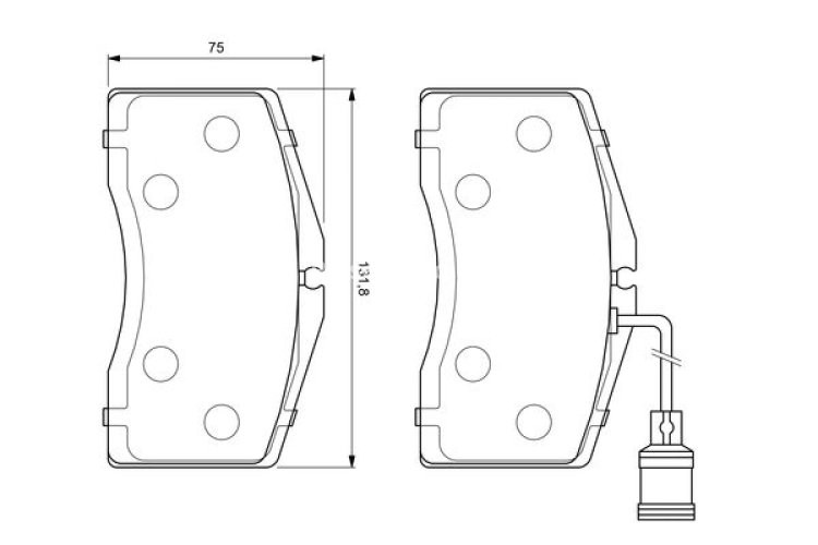 Set plăcuțe frână față , BOSCH, pentru: AUDI A8 D2 2.5D-6.0 03.94-09.02