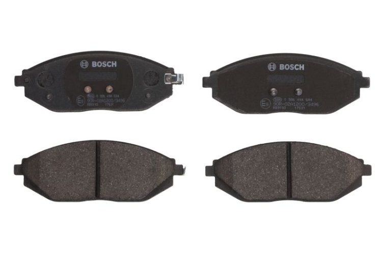 Set plăcuțe frână față , BOSCH, pentru: CHEVROLET SPARK 1.0-Electric 03.10-