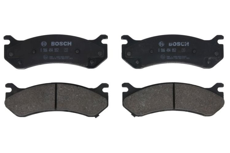 Set plăcuțe frână spate , BOSCH, pentru: CHEVROLET AVALANCHE 1500, SILVERADO 1500; GMC SAFARI; HUMMER HUMMER H2, HUMMER H2 SUT 4.3-6.2ALK 09.96-