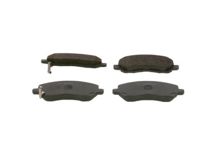 Set plăcuțe frână față , BOSCH, pentru: CHRYSLER 200, SEBRING; JEEP COMPASS; LANCIA FLAVIA; MITSUBISHI ASX, GALANT IX, GALANT VIII, LANCER VII, LANCER VIII, OUTLANDER III 1.3-3.0 09.96-