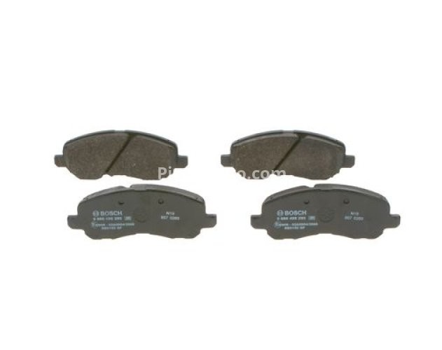 Set plăcuțe frână față , BOSCH, pentru: CHRYSLER SEBRING; CITROEN C4 AIRCROSS; LANCIA FLAVIA; MITSUBISHI ASX, GALANT VIII, LANCER VII, LANCER VIII, OUTLANDER I, OUTLANDER II 1.3-3.0 09.96-