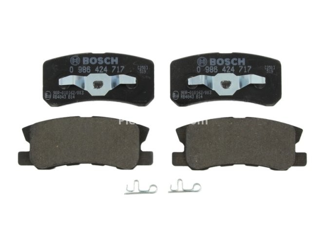 Set plăcuțe frână spate , BOSCH, pentru: CHRYSLER 200, SEBRING; CITROEN C4 AIRCROSS, C-CROSSER, C-CROSSER ENTERPRISE; DODGE CALIBER; JEEP COMPASS, PATRIOT; MITSUBISHI ASX, ENDEAVOR 1.6-3.8 04.00-