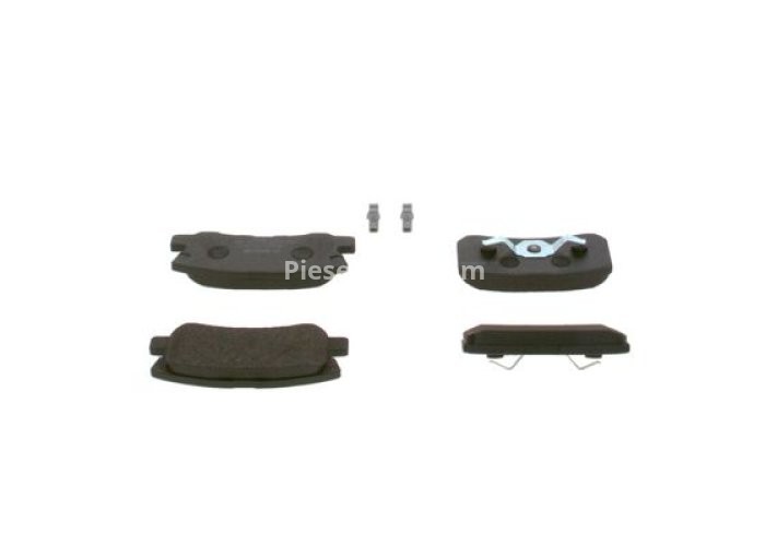 Set plăcuțe frână spate , BOSCH, pentru: CHRYSLER 200, SEBRING; CITROEN C4 AIRCROSS, C-CROSSER, C-CROSSER ENTERPRISE; DODGE CALIBER; JEEP COMPASS, PATRIOT; MITSUBISHI ASX, ENDEAVOR 1.6-3.8 04.00-
