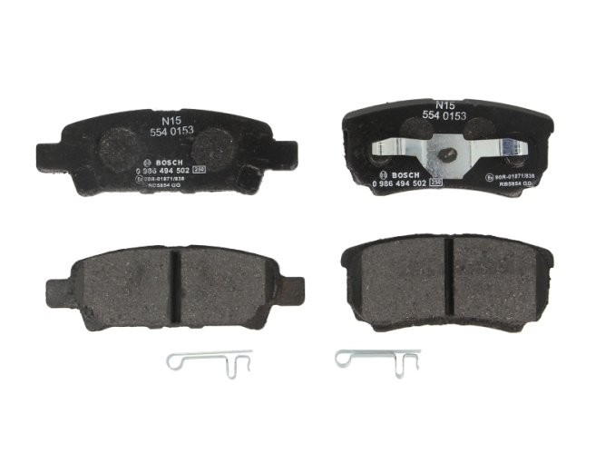 Set plăcuțe frână spate , BOSCH, pentru: CHRYSLER 200, SEBRING; DODGE AVENGER, CALIBER; JEEP COMPASS, PATRIOT; MITSUBISHI LANCER VII, LANCER VIII 1.3-3.5 04.01-
