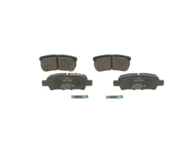 Set plăcuțe frână spate , BOSCH, pentru: CHRYSLER 200, SEBRING; DODGE AVENGER, CALIBER; JEEP COMPASS, PATRIOT; MITSUBISHI LANCER VII, LANCER VIII 1.3-3.5 04.01-