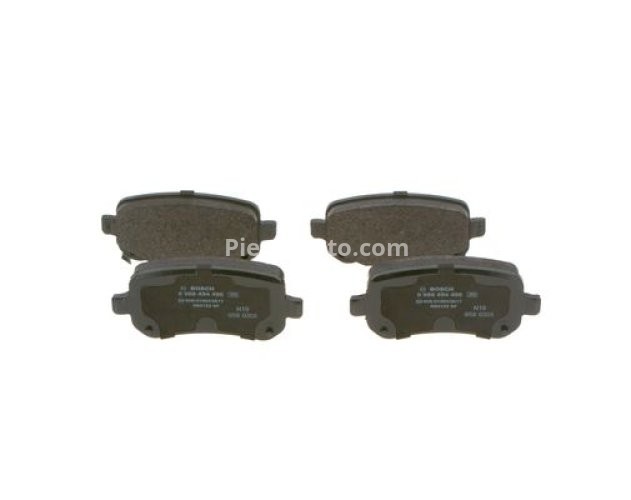 Set plăcuțe frână spate , BOSCH (cu tampon de amortizare), pentru: CHRYSLER GRAND VOYAGER V, TOWN & COUNTRY, VOYAGER V; DODGE GRAND, JOURNEY; FIAT FREEMONT 2.0D-4.0 06.07-