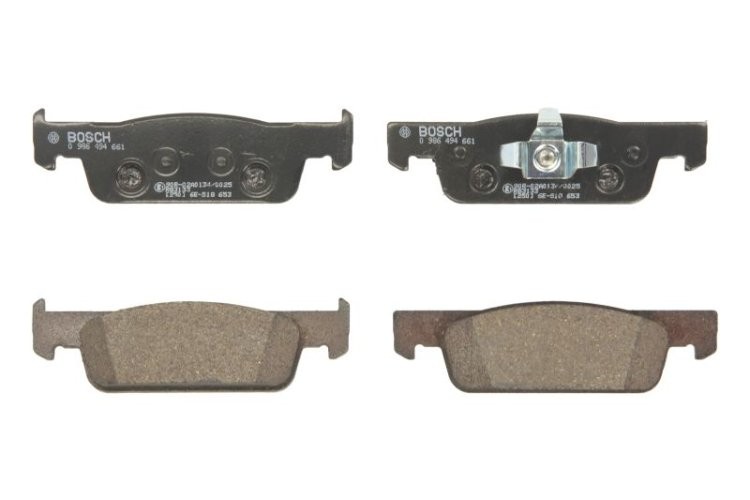 Set plăcuțe frână față , BOSCH, pentru: DACIA LOGAN II, LOGAN MCV II, SANDERO II; RENAULT CLIO IV, CLIO IV/HATCHBACK, THALIA III, TWINGO III 0.9-Electric 10.12-