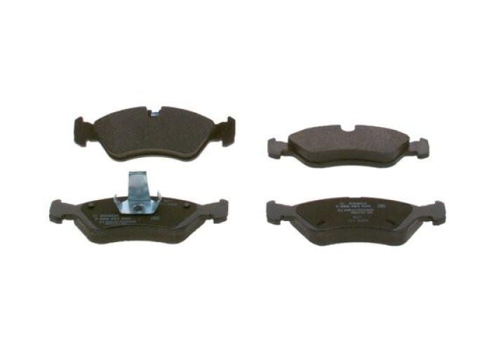 Set plăcuțe frână față , BOSCH (cu lacat), pentru: DAEWOO ARANOS, CIELO, ESPERO, LANOS, NEXIA; OPEL ASTRA F, ASTRA F CLASSIC, ASTRA F/KOMBI, CALIBRA A, KADETT E, OMEGA A, VECTRA A 1.3-2.5 09.84-