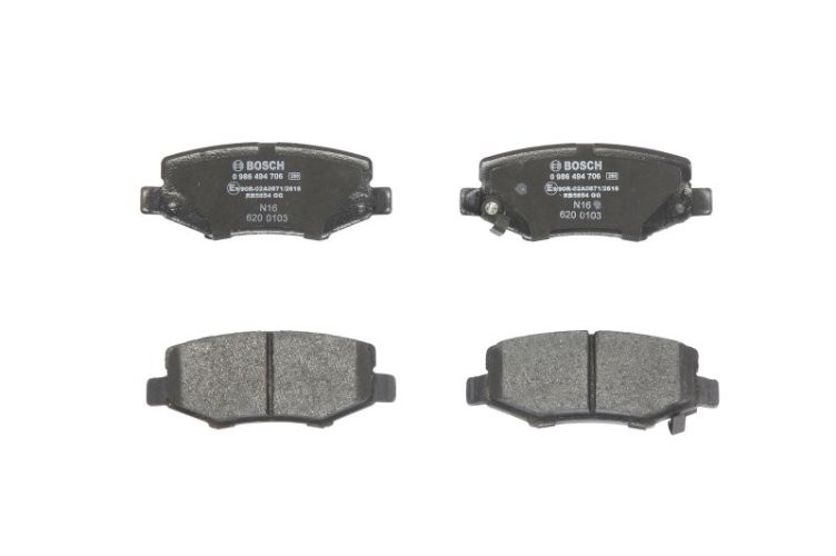 Set plăcuțe frână spate , BOSCH, pentru: DODGE NITRO; JEEP CHEROKEE, COMPASS, WRANGLER III 2.4-4.0 08.06-