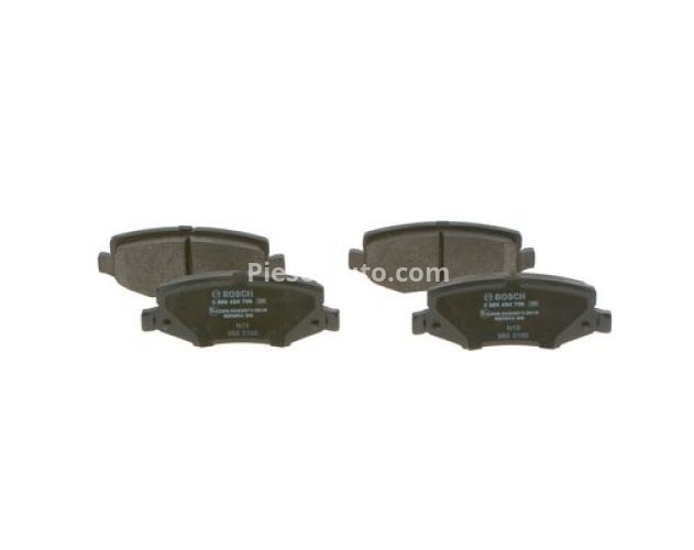 Set plăcuțe frână spate , BOSCH, pentru: DODGE NITRO; JEEP CHEROKEE, COMPASS, WRANGLER III 2.4-4.0 08.06-