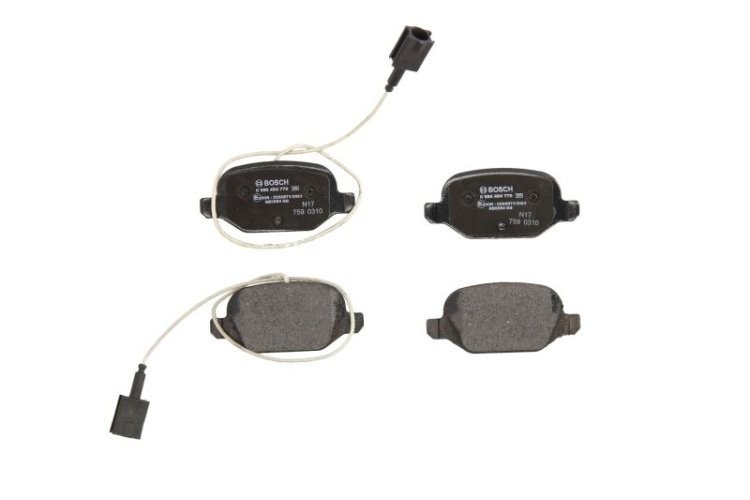 Set plăcuțe frână spate , BOSCH, pentru: FIAT 500, 500 C, DOBLO/MINIVAN, IDEA, PANDA, PANDA/HATCHBACK; LANCIA MUSA, YPSILON 0.9-1.9D 09.02-