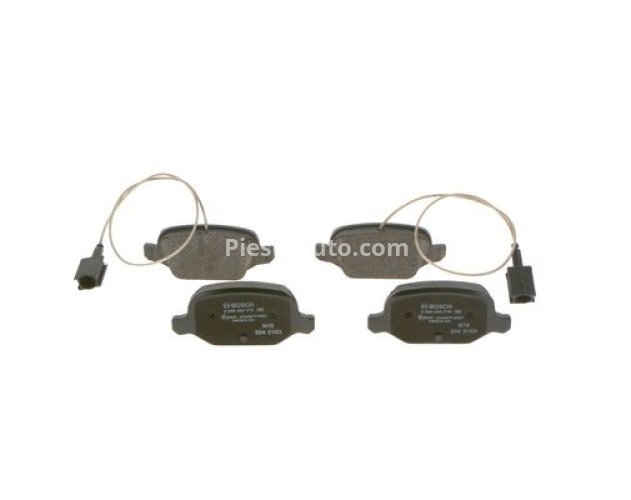 Set plăcuțe frână spate , BOSCH, pentru: FIAT 500, 500 C, DOBLO/MINIVAN, IDEA, PANDA, PANDA/HATCHBACK; LANCIA MUSA, YPSILON 0.9-1.9D 09.02-