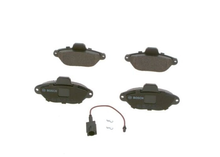 Set plăcuțe frână față , BOSCH, pentru: FIAT 500, PANDA, PANDA/HATCHBACK, PUNTO, SEICENTO / 600 0.9-1.2LPG 11.97-