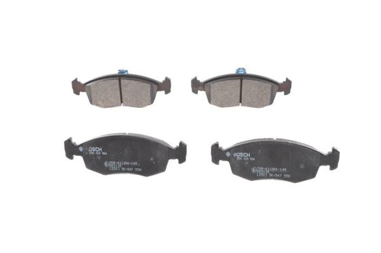 Set plăcuțe frână față , BOSCH, pentru: FIAT DOBLO, DOBLO/MINIVAN, GRANDE PUNTO, PALIO, PUNTO, SIENA, STRADA 1.1-1.9D 04.96-