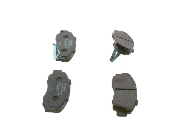 Set plăcuțe frână față , BOSCH, pentru:  HONDA ACCORD IV, ACCORD V, ACCORD VI, CIVIC VI, CR-V I, HR-V, INTEGRA, LEGEND II, LEGEND III, NSX I, ODYSSEY, PRELUDE IV, PRELUDE V 1.6-3.5 01.90-