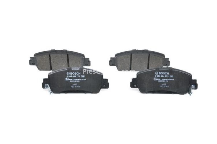 Set plăcuțe frână față , BOSCH, pentru: HONDA ACCORD IX, HR-V 1.5-3.5 09.12-