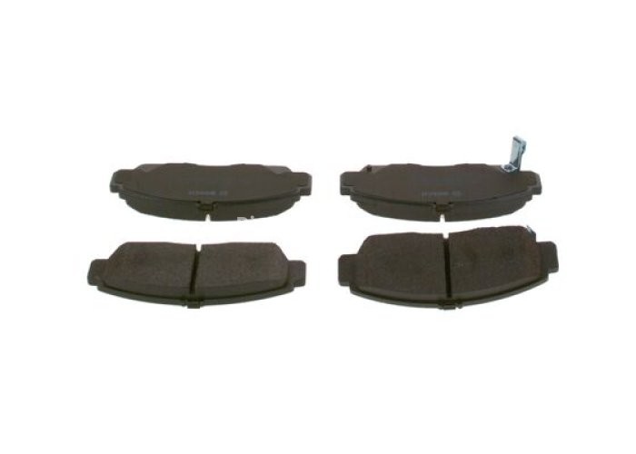 Set plăcuțe frână față , BOSCH, pentru: HONDA ACCORD VII, CIVIC IX, CIVIC VII, CIVIC VIII, FR-V, ODYSSEY, STREAM; NISSAN PATHFINDER II, X-TRAIL I 1.6-3.5 09.95-