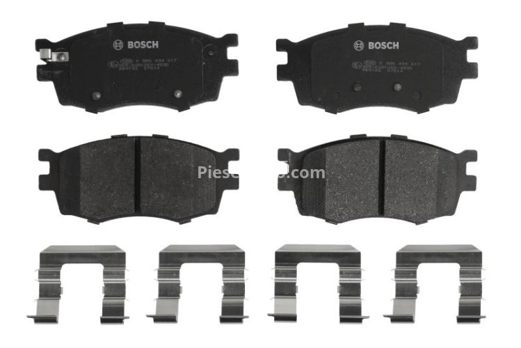Set plăcuțe frână față , BOSCH, pentru: HYUNDAI ACCENT III, I20 I; KIA RIO II 1.1D-1.6D 03.05-12.15