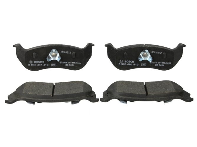 Set plăcuțe frână spate , BOSCH, pentru: JEEP CHEROKEE, LIBERTY, WRANGLER II 2.4-4.0 08.96-
