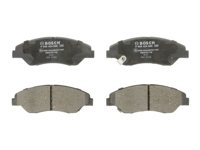 Set plăcuțe frână față , BOSCH, pentru: KIA RETONA, SPORTAGE 2.0/2.0D 04.94-08.03