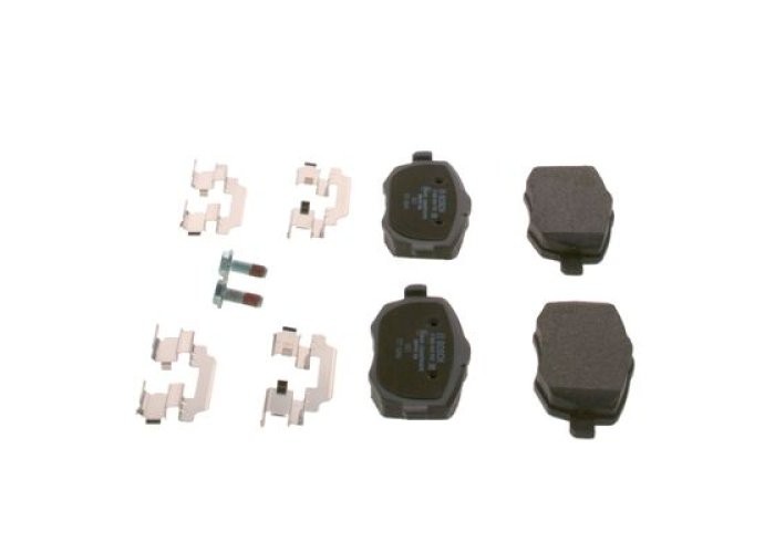 Set plăcuțe frână față , BOSCH, pentru: LANCIA YPSILON 1.2/1.3D/1.4 10.03-12.11