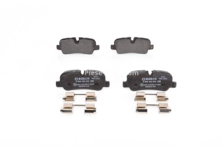 Set plăcuțe frână spate , BOSCH, pentru: LAND ROVER DISCOVERY III, DISCOVERY IV, RANGE ROVER III, RANGE ROVER SPORT I 2.7D-5.0 03.02-12.18
