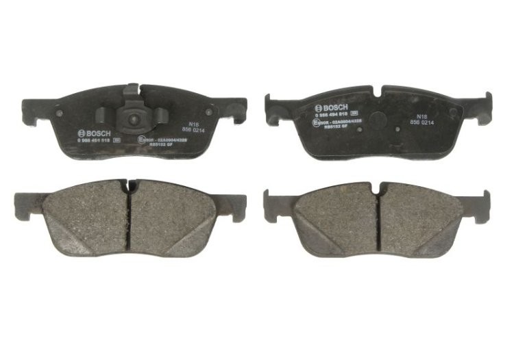 Set plăcuțe frână față , BOSCH (cu lacat; cu tampon de amortizare), pentru: LAND ROVER DISCOVERY SPORT, RANGE ROVER EVOQUE 1.5H-2.2D 06.11-