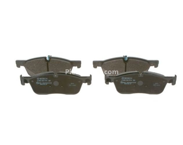 Set plăcuțe frână față , BOSCH (cu lacat; cu tampon de amortizare), pentru: LAND ROVER DISCOVERY SPORT, RANGE ROVER EVOQUE 1.5H-2.2D 06.11-