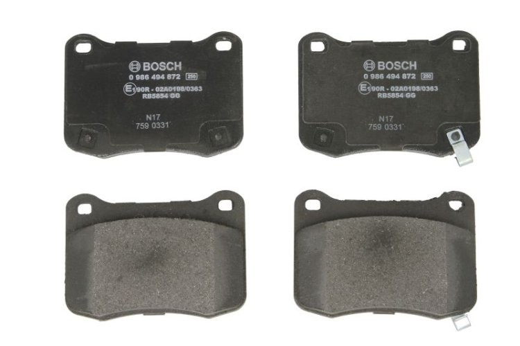 Set plăcuțe frână spate , BOSCH, pentru: LEXUS IS II 5.0 11.07-03.13