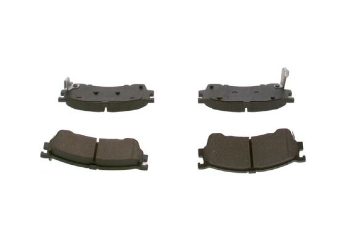 Set plăcuțe frână față , BOSCH, pentru: MAZDA 323 F V, 323 F VI, 323 S VI, 626 IV, 626 V, MX-6, PREMACY 1.6-2.5 08.91-03.05