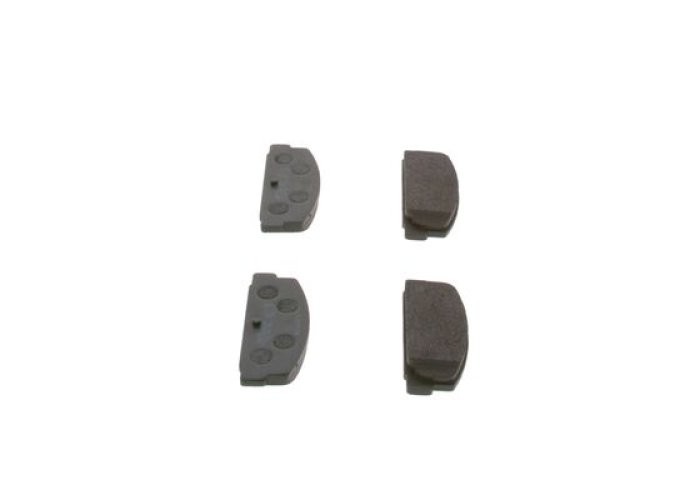 Set plăcuțe frână spate , BOSCH, pentru: MAZDA 323 F V, 323 F VI, 323 P V, 323 S VI, 6, 626 V, PREMACY, RX-7 I; MITSUBISHI GALANT IV 1.1-2.5 09.80-07.13