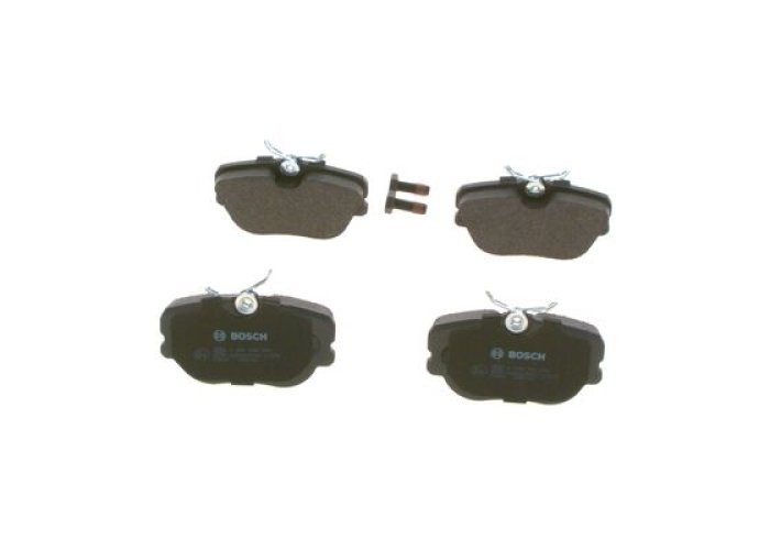 Set plăcuțe frână față , BOSCH (cu tampon de amortizare), pentru: MERCEDES 190 (W201) 1.8-2.6 10.82-08.93