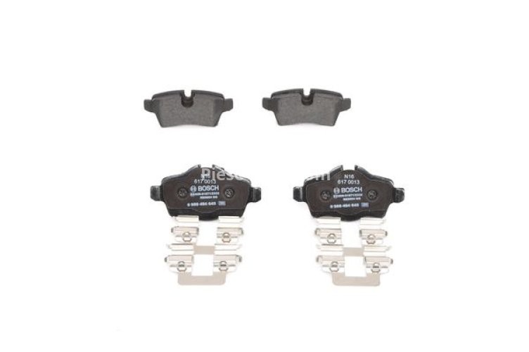 Set plăcuțe frână spate , BOSCH, pentru: MINI (R56), (R57), (R58), (R59), CLUBMAN (R55), CLUBVAN (R55) 1.4-2.0D 09.06-06.15