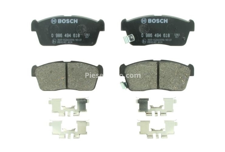 Set plăcuțe frână față , BOSCH, pentru: MITSUBISHI MIRAGE / SPACE STAR VI; NISSAN PIXO 0.7-1.5 03.00-