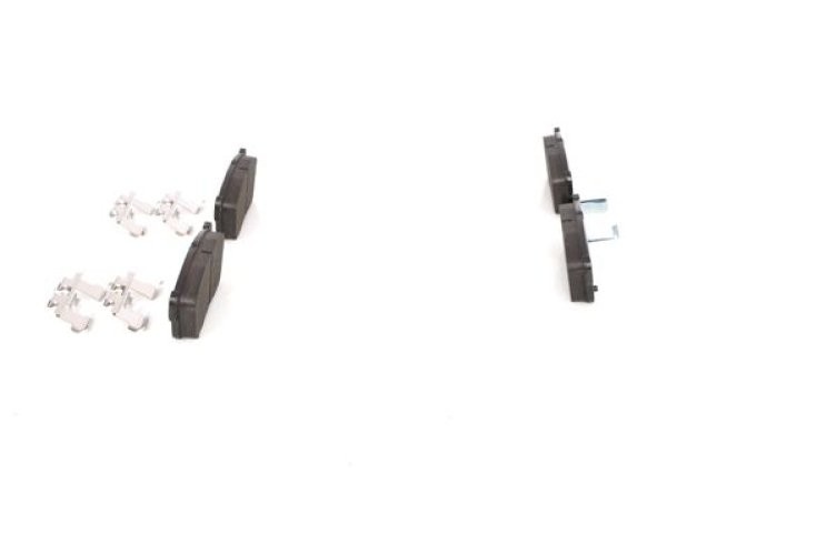 Set plăcuțe frână față , BOSCH, pentru: MITSUBISHI MIRAGE / SPACE STAR VI; NISSAN PIXO 0.7-1.5 03.00-