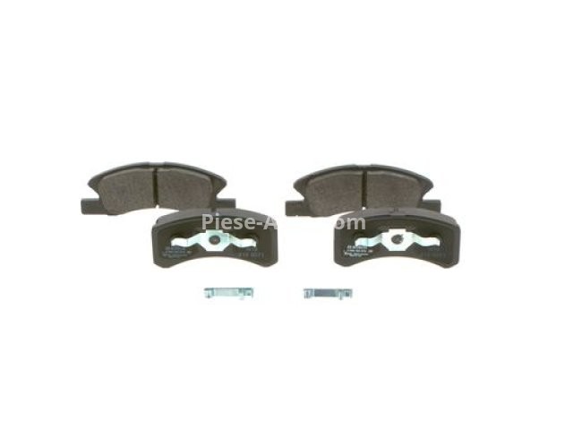Set plăcuțe frână față , BOSCH, pentru: MITSUBISHI MIRAGE / SPACE STAR VI, MIRAGE VI 1.0/1.2/1.2LPG 05.12-