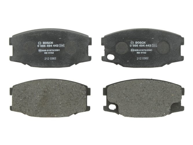 Set plăcuțe frână față , spate ,BOSCH , pentru: MITSUBISHI CANTER (FE5, FE6) VI 2.8D-4.9D 07.86-