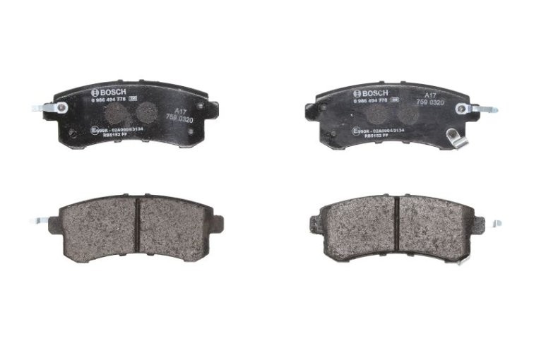 Set plăcuțe frână spate , BOSCH, pentru: NISSAN PATROL VI 3.3/5.6 01.97-