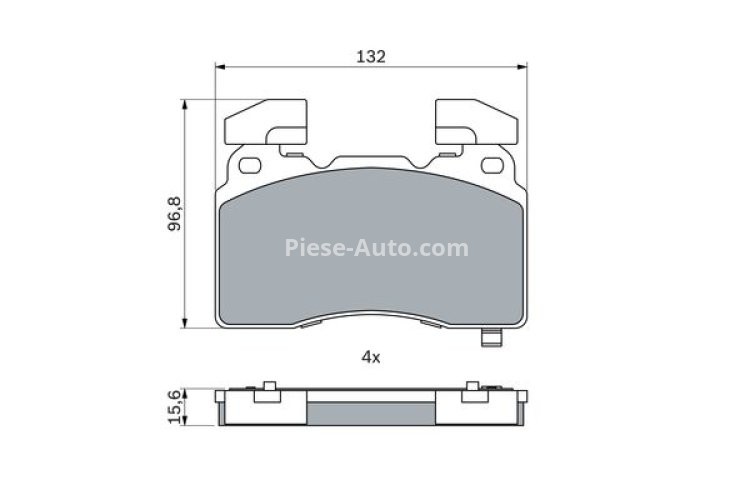 Set plăcuțe frână față , BOSCH, pentru: OPEL INSIGNIA B, INSIGNIA B COUNTRY, INSIGNIA B GRAND SPORT 1.5-6.2 09.13-
