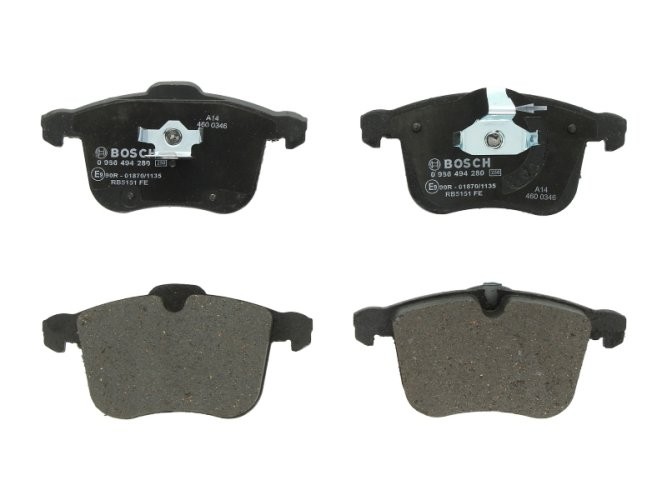 Set plăcuțe frână față , BOSCH ( cu lacat; cu tampon de amortizare), pentru: OPEL SIGNUM, VECTRA C, VECTRA C GTS; SAAB 9-3, 9-3X 1.6-3.2 04.02-